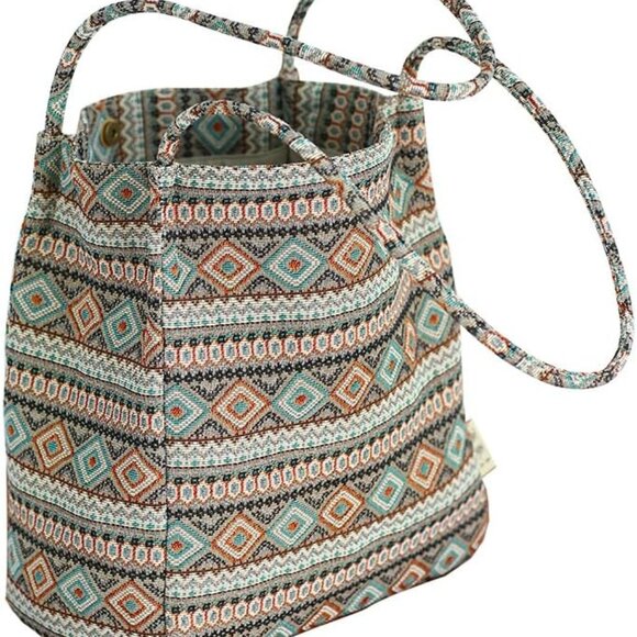 Medium Slouchy Shoulder Bag for Women - Everyday Tote with Magnetic Closure - Picture 1 of 6